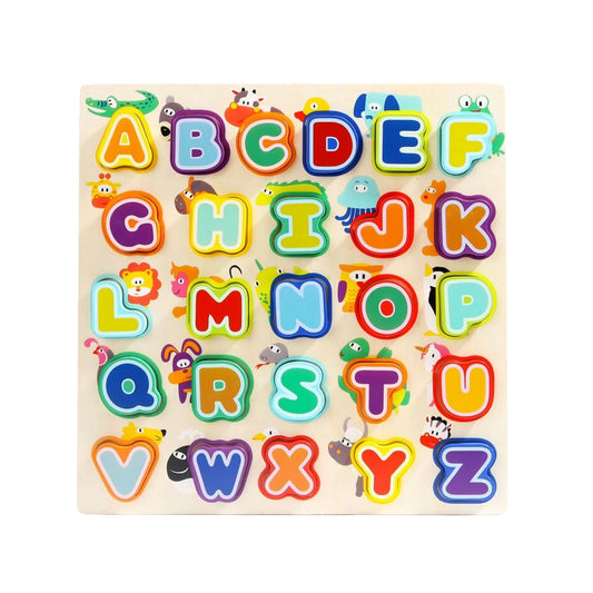 Alphabet & Animals Wooden Puzzle