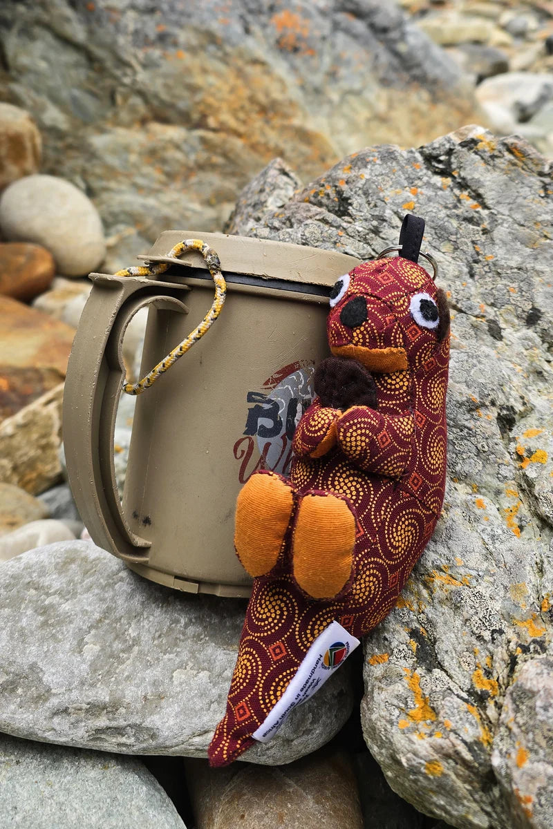 Tsitsi Otter Shweshwe Soft Toy