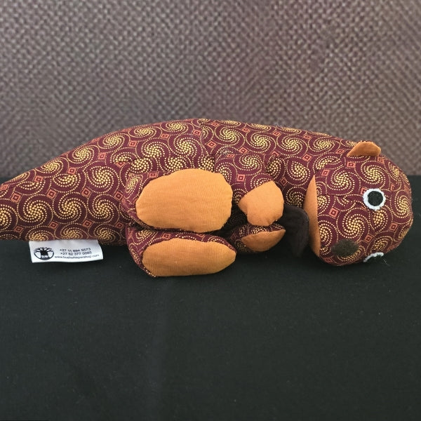 Tsitsi Otter Shweshwe Soft Toy