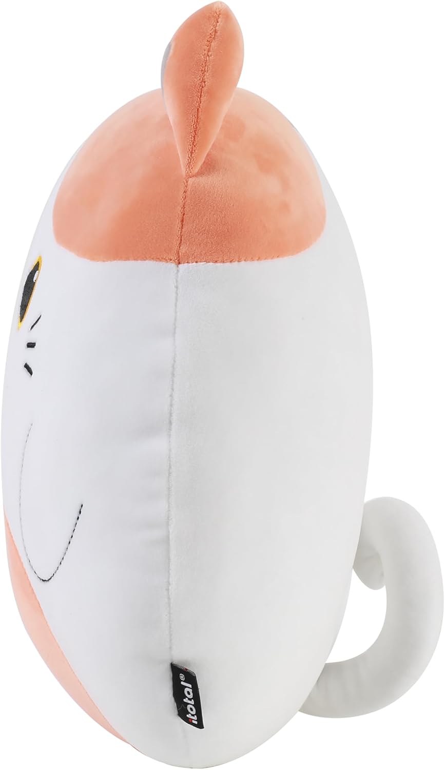 Orange Cat Vertical Plush Pillow