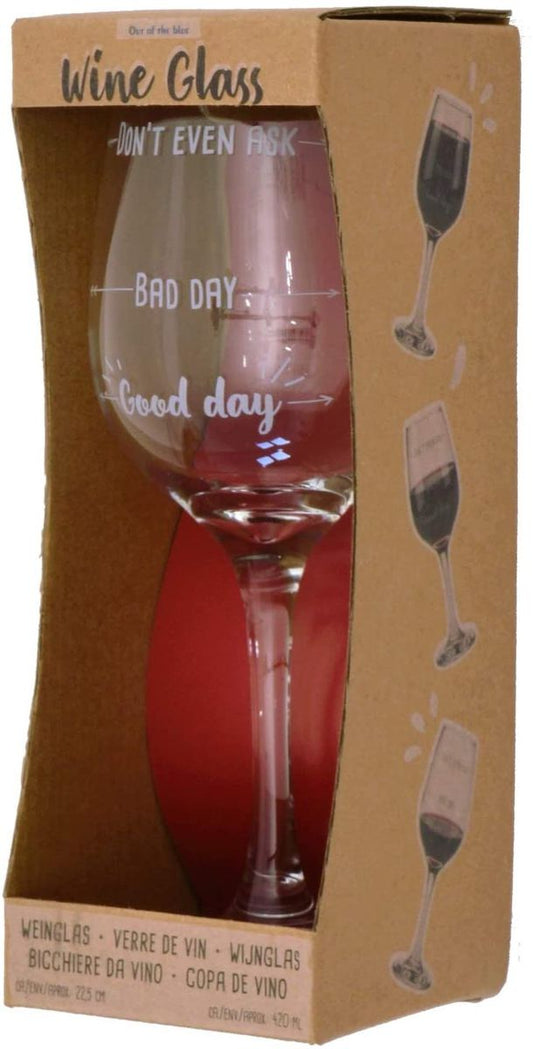 Mood Barometer Novelty Wine Glass