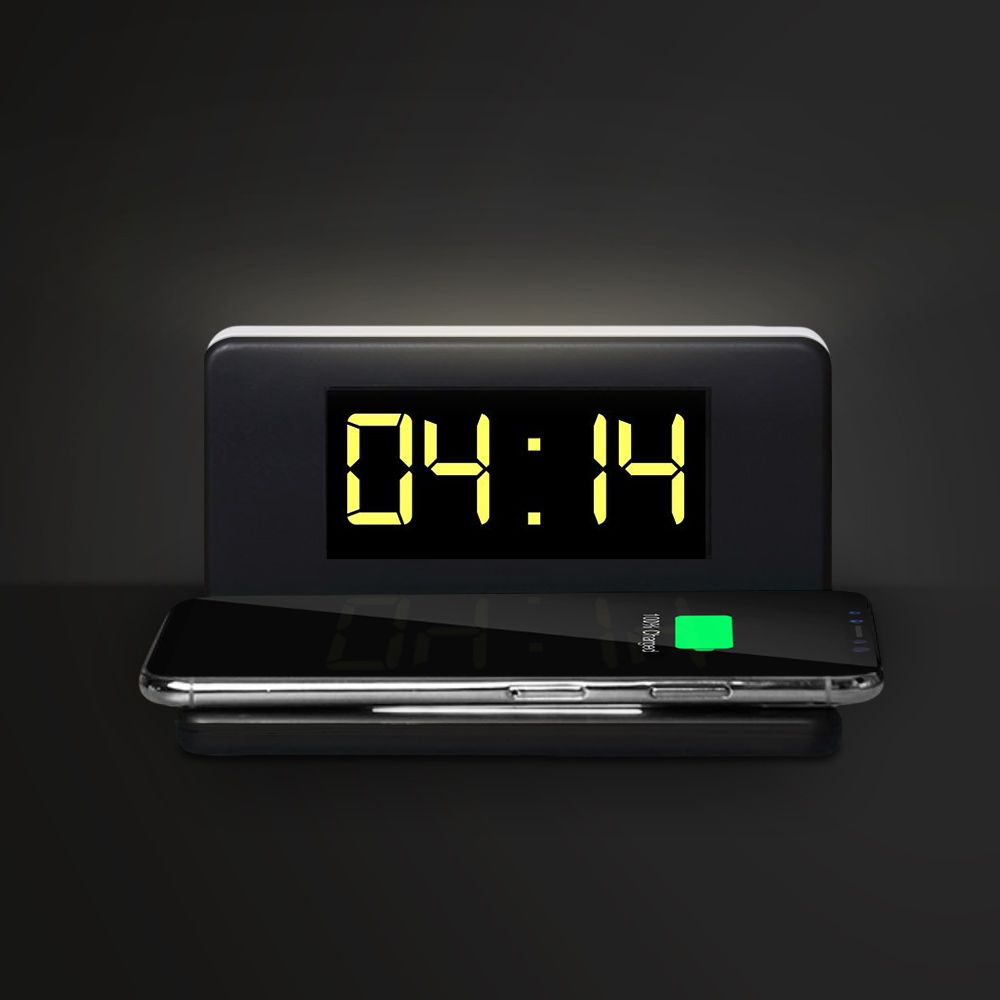 Wireless Alarm Clock & Phone Charger