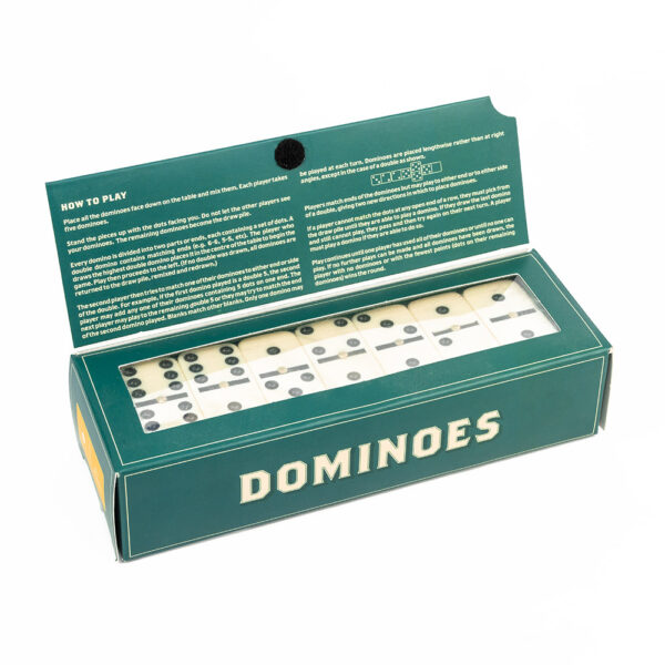 Wooden Dominoes Game Set