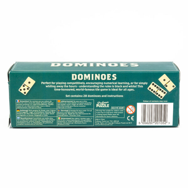 Wooden Dominoes Game Set