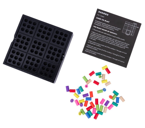 Wooden Sudoku Game Board