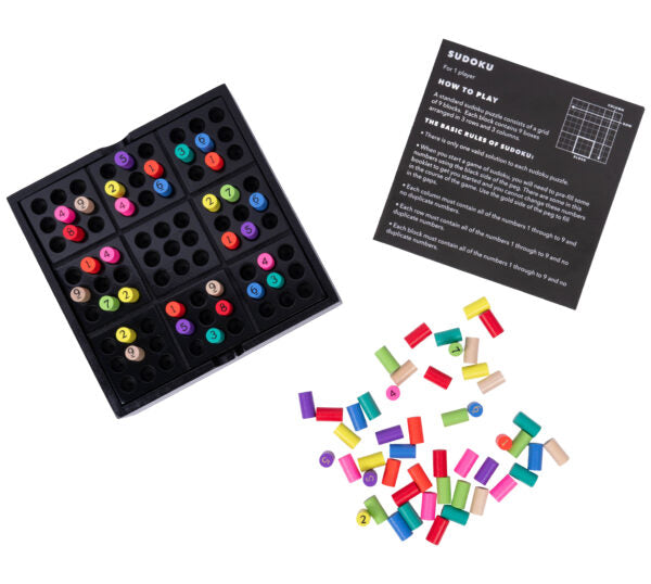 Wooden Sudoku Game Board