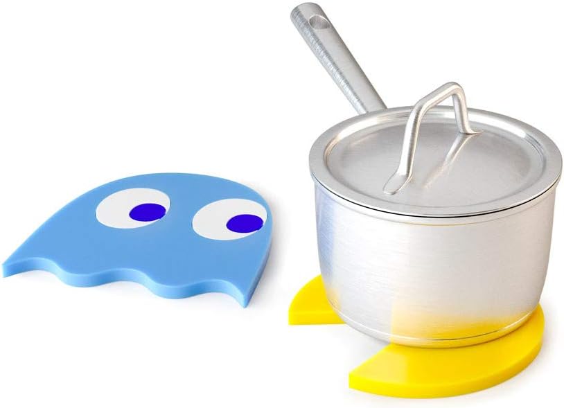 Pac-Man Magnetic Silicone Trivet Set