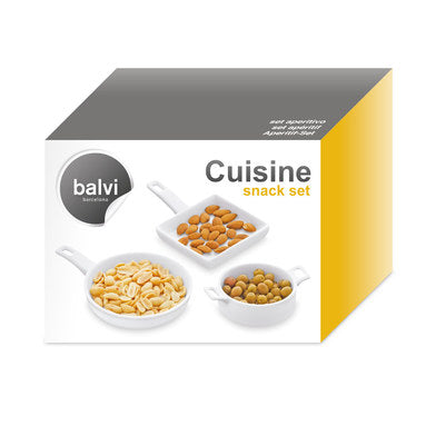 Ceramic Cuisine Snack Set
