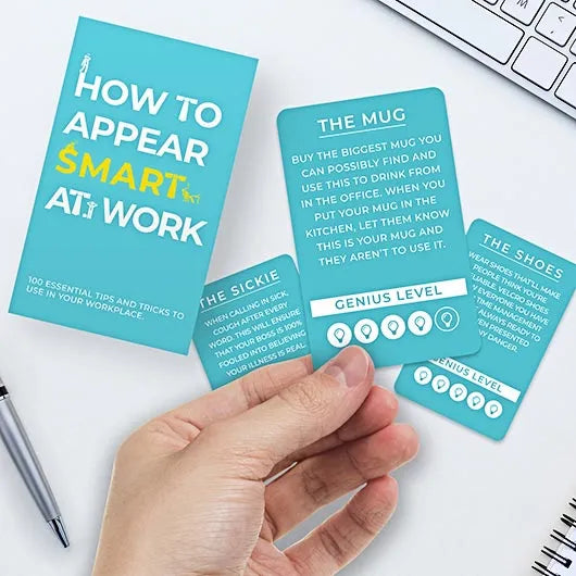 How To Appear Smart At Work Tip Cards
