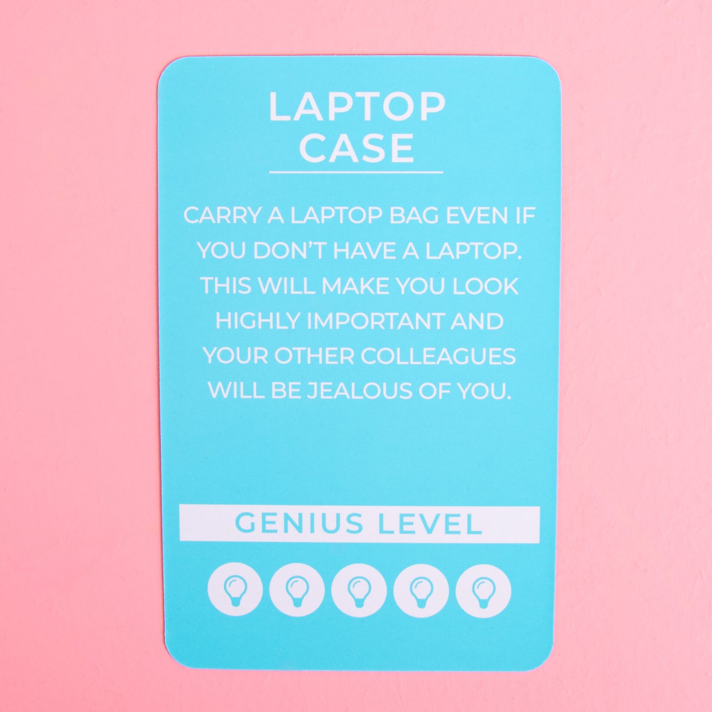 How To Appear Smart At Work Tip Cards