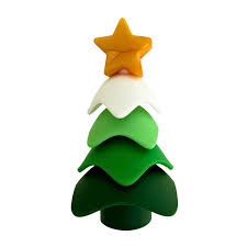 Christmas Tree Silicone Stacker