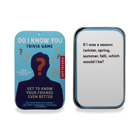 Do I Know You Trivia Card Game