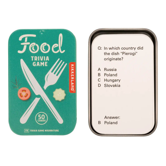 Food Trivia Cards