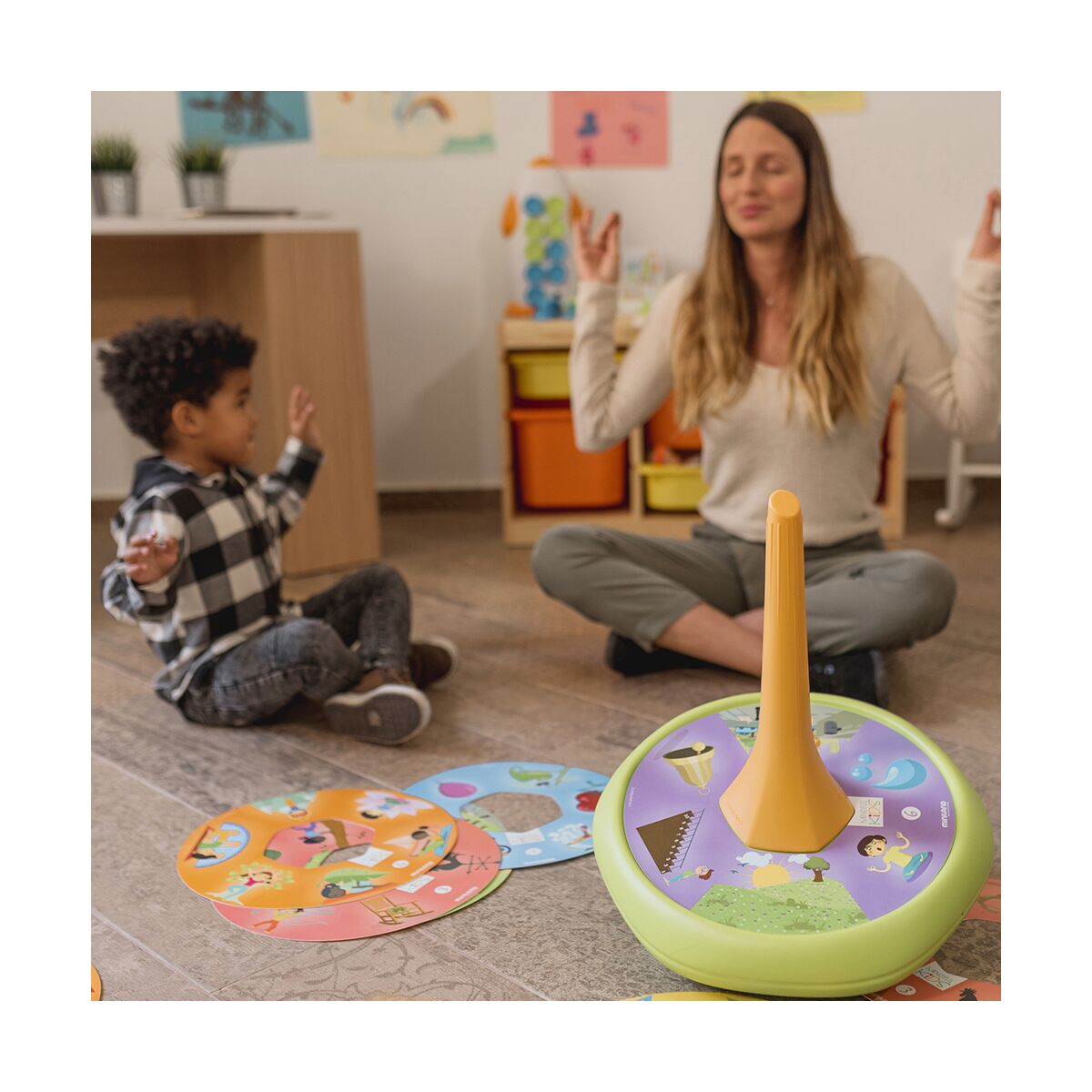 Mindful Kids - Giant Mindfullness Spinning Top