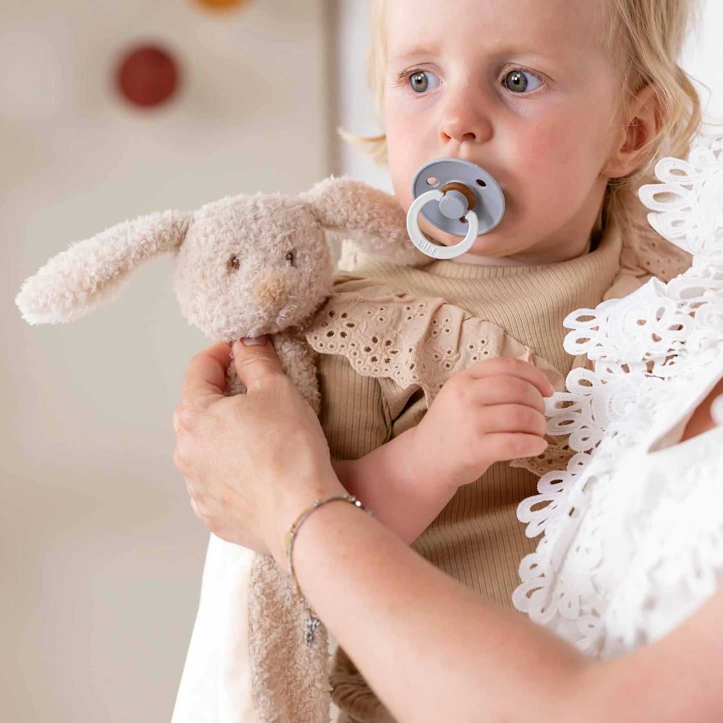 Nattou Cuddly Teddy Bunny Dou Dou Blanket