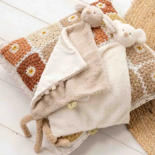 Nattou Cuddly Teddy Bunny Dou Dou Blanket