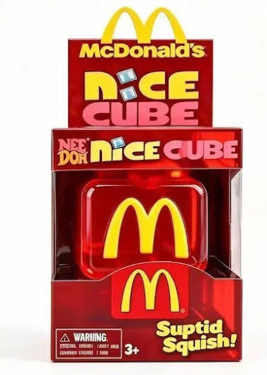 Needoh McDonalds Super Squish Nice Cube