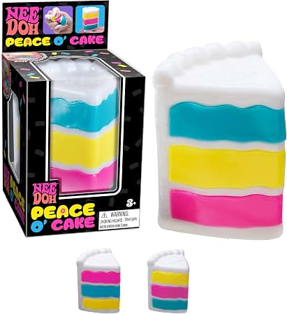 Needoh Peace O' Cake Super Squish Nice Cube