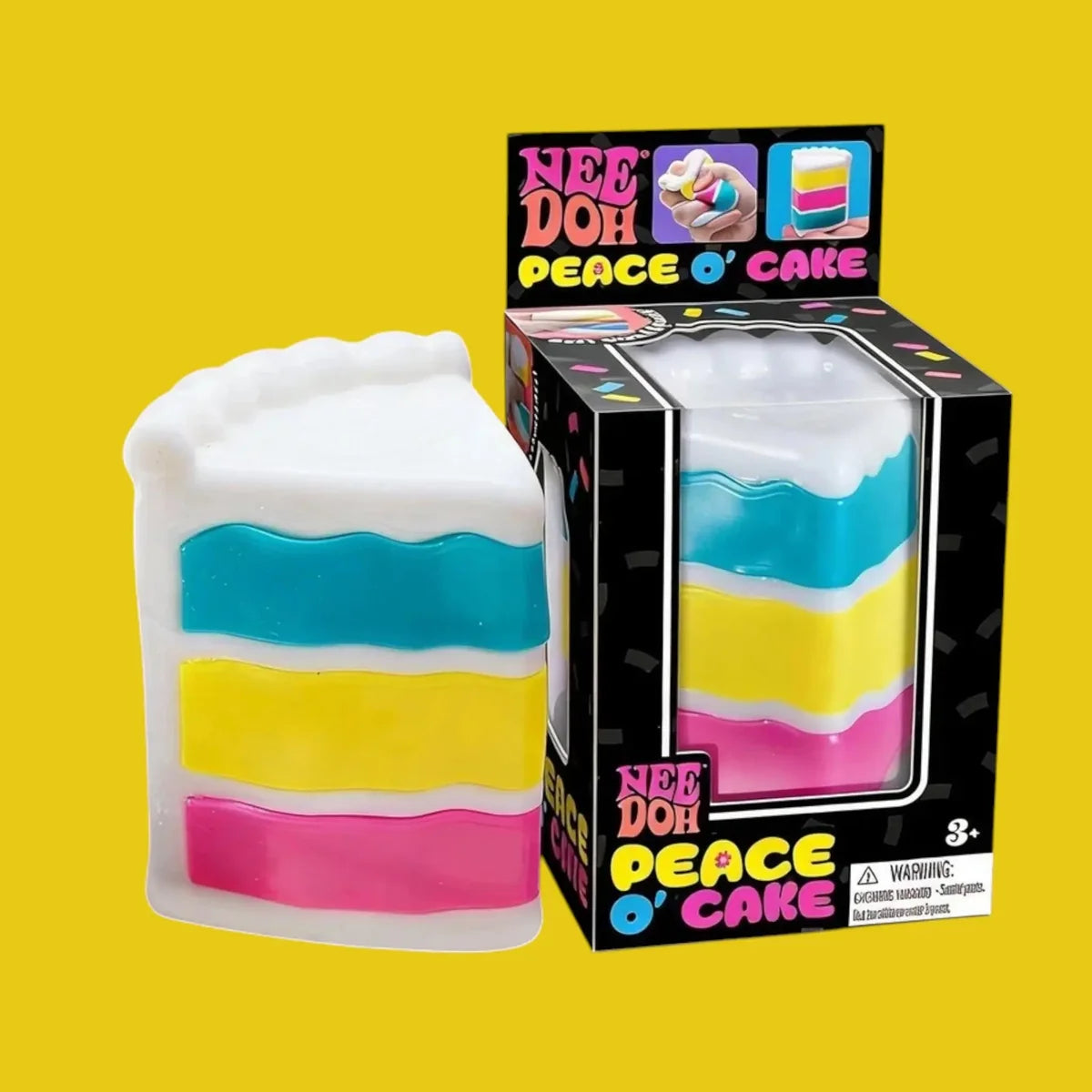 Needoh Peace O' Cake Super Squish Nice Cube